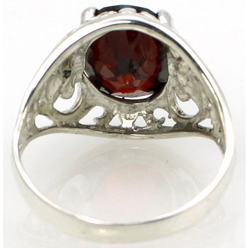 Mozambique Garnet, 925 Sterling Silver Ring, SR004