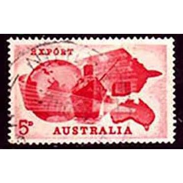 Australia 1963 Export 5d Used Stamp