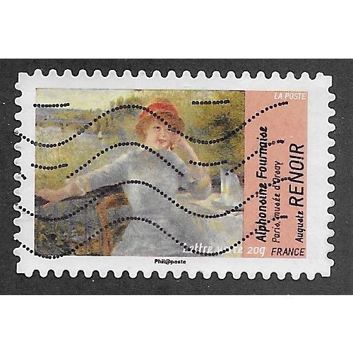 FRA 2013 (58c) 'ART- PAINTINGS IN WATER - RENOIR' FINE USED(EBID55-694)