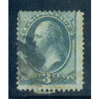 Used 158 3c George Washington Average Misperfed M00203