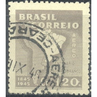 Brazil 1945 - 1.20Cr - greyish brown - Airmail - used