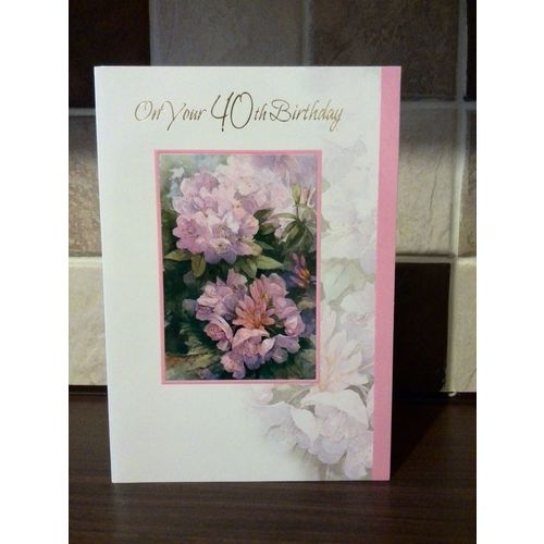 40th birthday card - On Your 40th Birthday