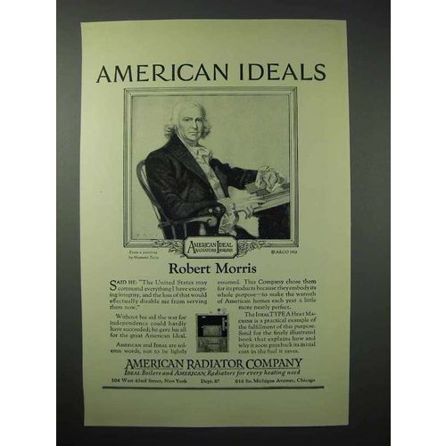 1923 American Radiator Company Ad - Robert Morris
