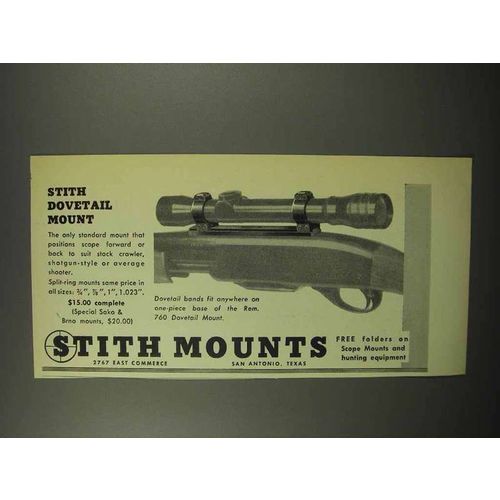 1955 Stith Dovetail Mount Ad