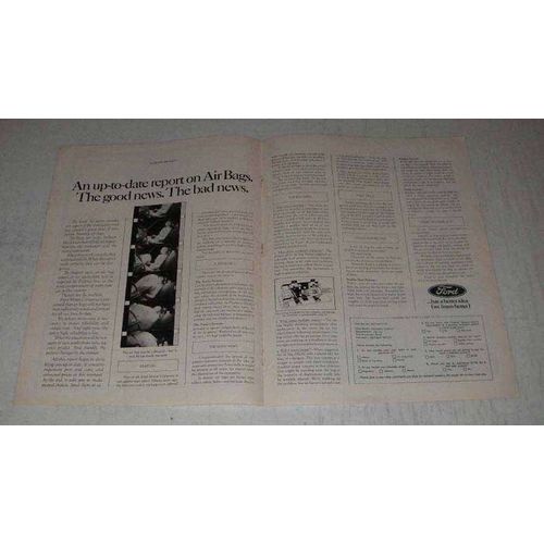 1971 Ford Motor Company Ad - Report on Air Bags