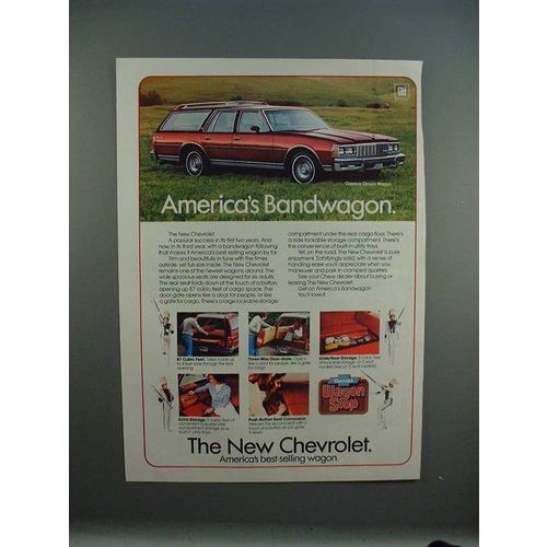 1979 Chevrolet Caprice Classic Wagon Ad - Bandwagon