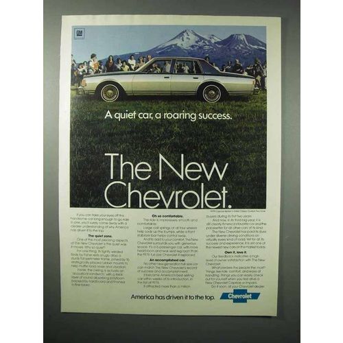 1979 Chevrolet Caprice Sedan Ad - A Roaring Success