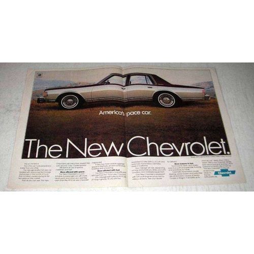 1979 Chevrolet Caprice Sedan Ad - America's Pace Car