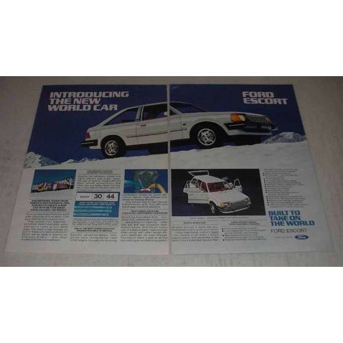 1980 Ford Escort Ad - The New World Car