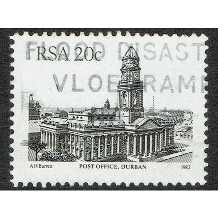 South Africa 1982 Architecture 20c Black SG522a GU