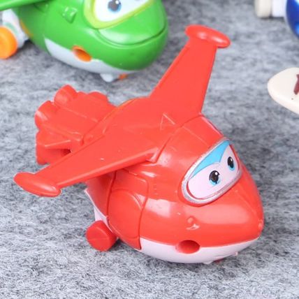 Cute 8pcs Super Wings With Movable Parts Cake Topper Disney Toy Play Figures - U