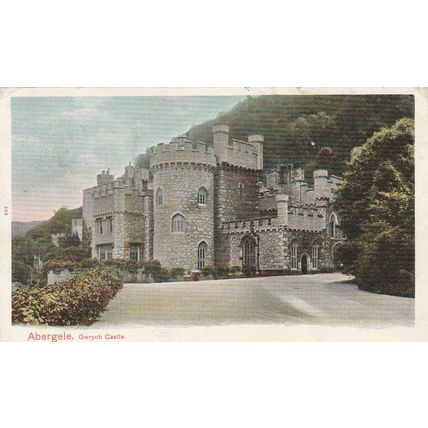 Abergele Gwrych Castle Caenarvonshire Postcard (CAE77042)