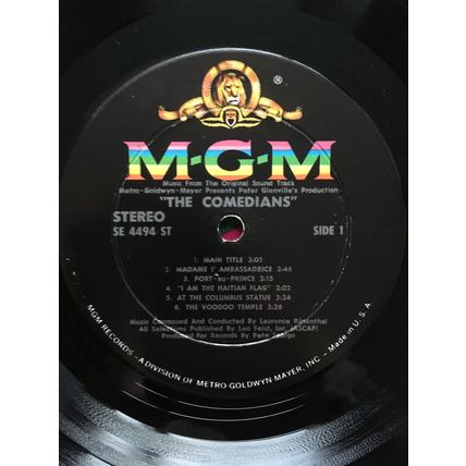 THE COMEDIANS - MUSIC FROM THE ORIGINAL SOUND TRACK (USA VINYL LP)