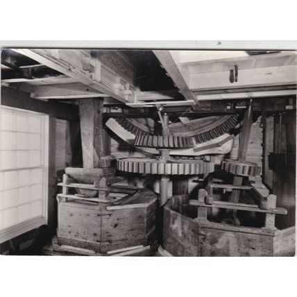 Saxted Green Post Mill Suffolk Postcard unused VGC