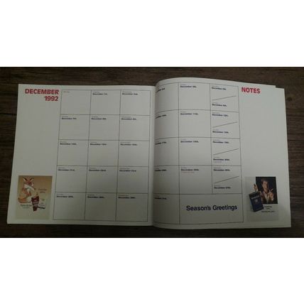 The 1992 American Tobacco Company Planner/Calendar