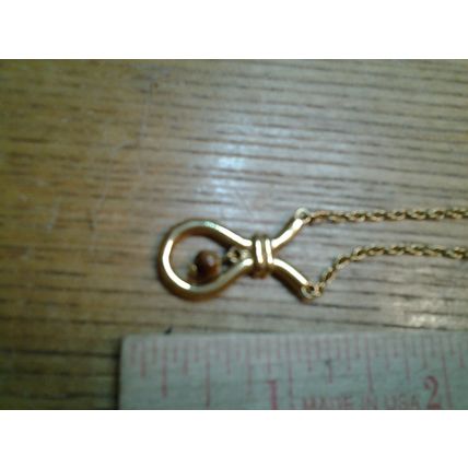 vintage trifari gold tone necklace