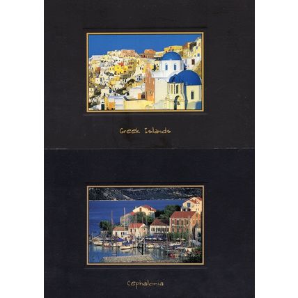 Cephalonia 2x Greek Islands Postcard s