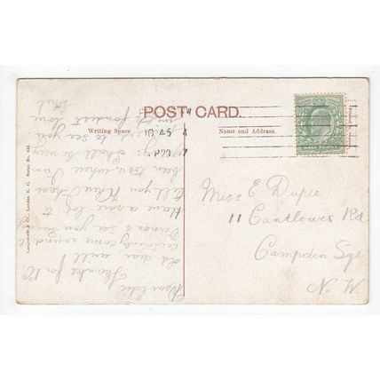 The Old Lockhouse Wallingford Postcard 1907 Oxfordshire