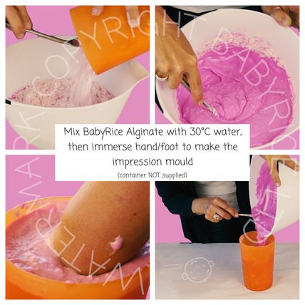 New Baby Gift Keepsake Present Parents Newborn Plaster Mold Hand Print Footprint
