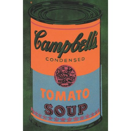 Andy Warhol Campbell Soup Can 1965 Offical Foundation Painting Postcard