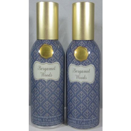 2 sprays Bath & Body Works Home Room Spray Concentrated 1.5 oz Bergamot Woods
