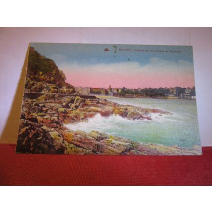 PROMENADE, DINARD, SAINT-MALO, FRANCE unused postcard antique =