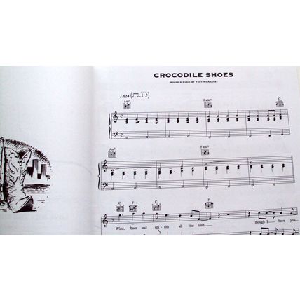 Jimmy Nail Crocodile shoes songbook sheet music voice piano guitar