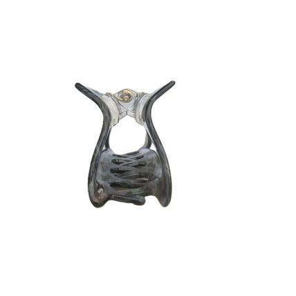 Triangle abalone sea shell effect iridescent hair claw clamp clip