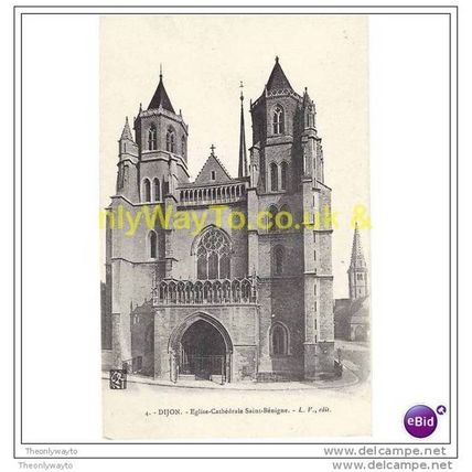 DIJON, EGLISE-CATHEDRALE SAINT-BENIGNE, FRANCE, Postcard