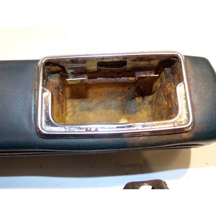 1966 67 68 69 70 Dodge Plymouth 9" Rear Armrests Pair OEM Blue Satellite Coronet