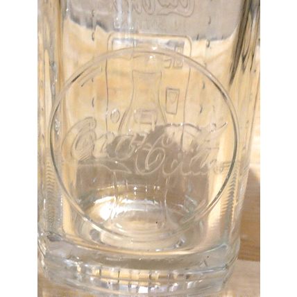 Vintage 1997 Coca Cola Santa Coke Machine 20 Oz Heavy Solid Glass Drinking Mug