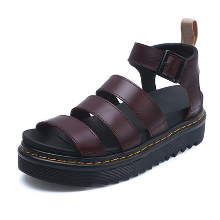 Sandals Platform Fingerless Fashion Leather Comfy