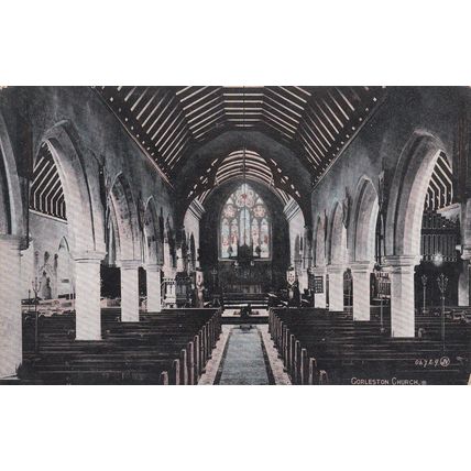 A522 GORLESTON CHURCH INTERIOR
