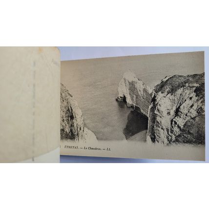 Postcards Etretat, Normandy, France. Book of 12. Unposted