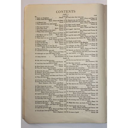 BACH " PASSION" CHORAL & PIANO SCORE - OLD NOVELLO EDITION Published 1948