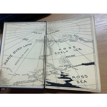 RARE* 1936 1ST EDITION PAUL SIPLE "SCOUT TO EXPLORER" BYRD ANTARCTIC BOOK (T4)
