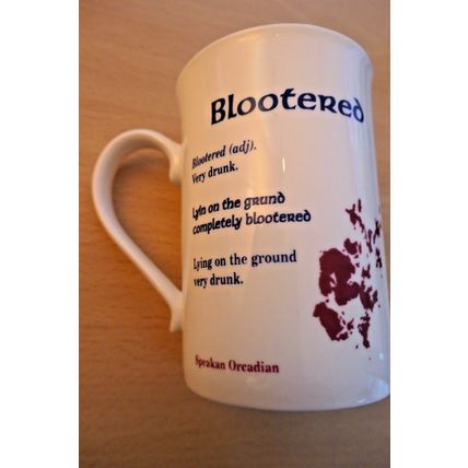 Orkney Islands "Blootered" Mug.