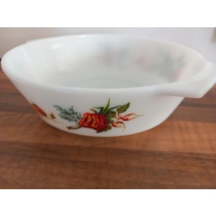Vintage JAJ Pyrex Tuscany Market Garden Casserole Dish 505 1970's 19cm Round