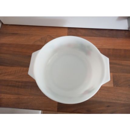 Vintage JAJ Pyrex Tuscany Market Garden Casserole Dish 505 1970's 19cm Round