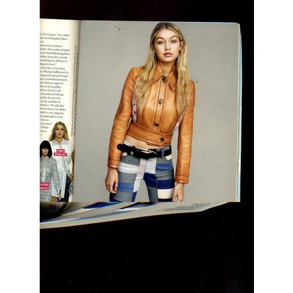 GIGI HADID Teen Vogue Magazine 2015 "AMERICAN DREAM GIRL" MAJOR SPRING FASHION