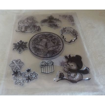 4 Sets of Christmas Silicon Stamps - NEW & SEALED