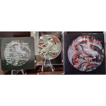 2 Oz Silver Collectible SHRIKE LORD OF PAIN You Will Receive # 32 Of 199