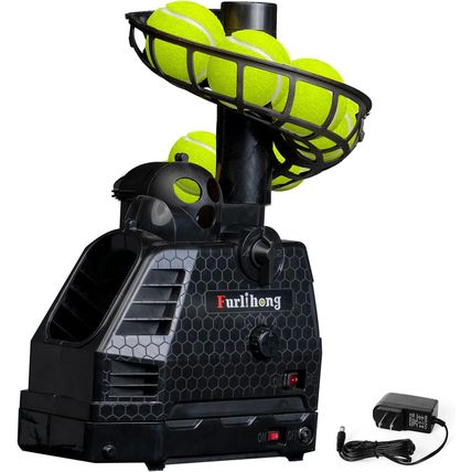 680BH 2 in 1 Baseball & Tennis Ball Launcher Machine, Adjustable Launching Angle