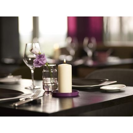 BOLSIUS 6 Ivory Pillar Candles Bulk - 3X6 Inches Candle Set - 70+ Hours Clean Bu