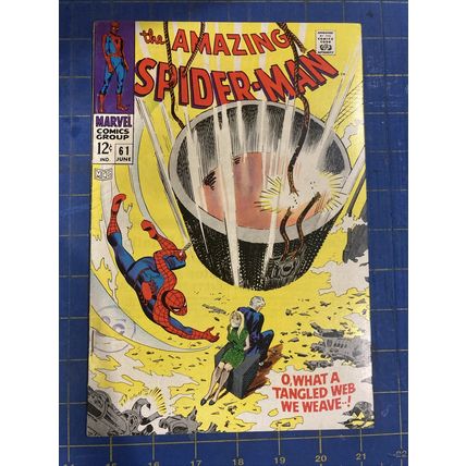 Amazing Spider-Man #61 1st Gwen Stacy Cover Appearance! Marvel 1968 VF+