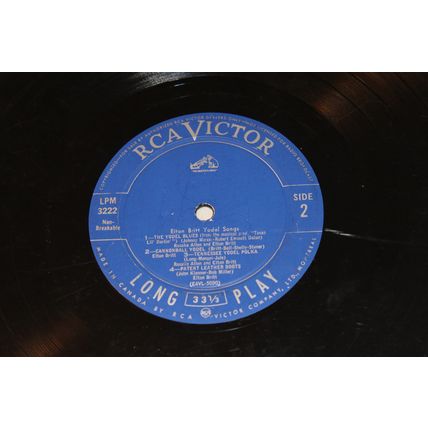 Elton Britt 10" LP with Original Cover-YODEL SONGS MONO