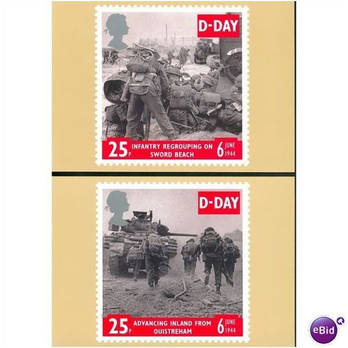 GB PHQ's mint set 1994 - 50th Anniversary of D-Day