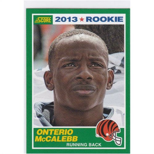 2013 Score Football Onterio McCalebb