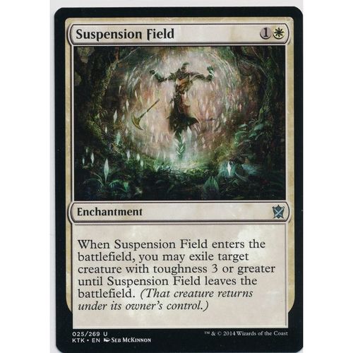 Magic the Gathering MTG Khans of Tarkir 025/269 Suspension Field