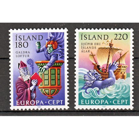 Ijsland Europa Cept 1981 postfris